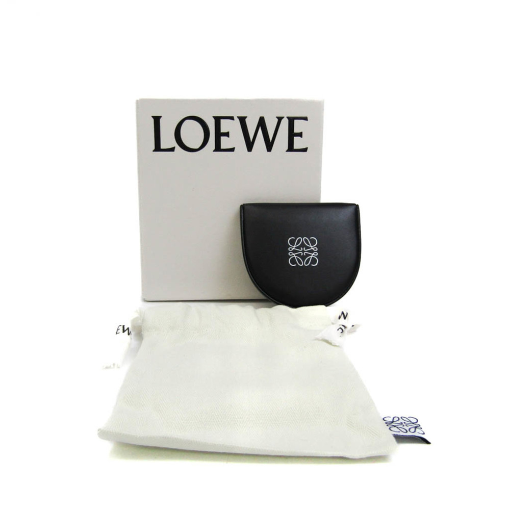 Loewe STAMP 109 54 K45 Women,Men  Calfskin Coin Purse/coin Case Black - Picture 10 of 10